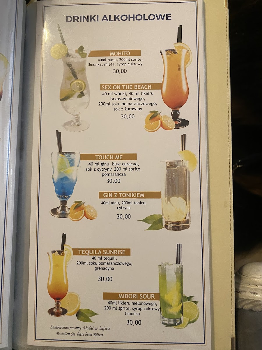 Menu Cafe Monika. Cukiernia-1